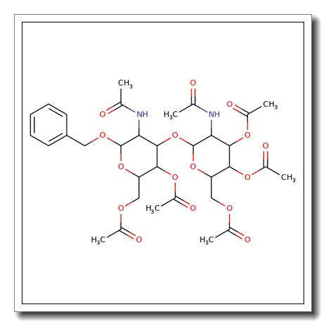 Benzyl 2-(acetylamino)-2-deoxy-3-o-[3,4,6-tri-o-acetyl-2-(acetylamino)-2-deoxy-β-D-glucopyranosyl]-α-D-galactopyranoside 4,6-diaceta te CAS 85054-28-0