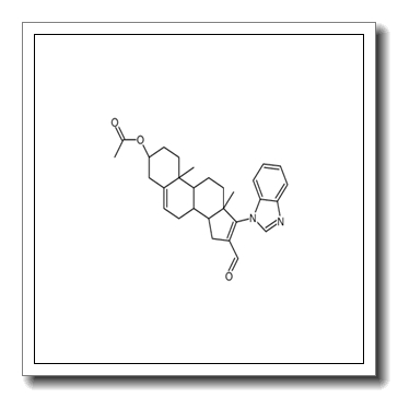 [(3S,8R,9S,10R,13S,14S)-17-(benzimidazol-1-yl)-16-formyl-10,13-dimethyl-2,3,4,7,8,9,11,12,14,15-decahydro-1H-cyclopenta[a]phenanthren-3-yl] acetate CAS 851895-78-8