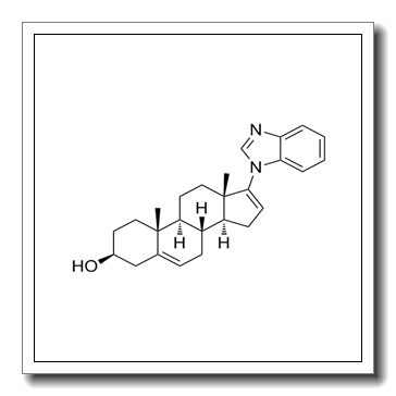 (3BETA)-17-(1H-苯并咪唑-1-基)雄甾-5,16-二烯-3-醇