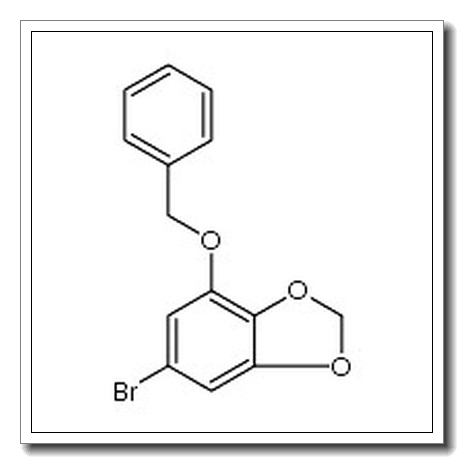 1,​3-​Benzodioxole, 6-​bromo-​4-​(phenylmethoxy)​ CAS 852123-08-1 