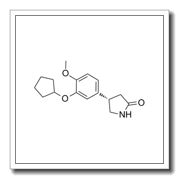 (S)-4-[3-(环戊基氧基)-4-甲氧基苯基]-2-吡咯烷酮