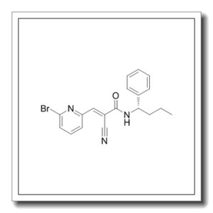 (2E)-3-(6-溴-2-吡啶基)-2-氰基-N-[(1S)-1-苯基丁基]-2-丙烯酰胺