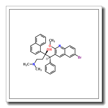 (1S,2R)-1-(6-Bromo-2-methoxy-3-quinolinyl)-4-(dimethylamino)-2-(1-naphthyl)-1-phenyl-2-butanol CAS 857086-93-2
