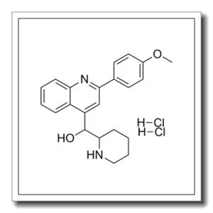 2-(4-甲氧基苯基)-alpha-2-哌啶基-4-喹啉甲醇二盐酸盐