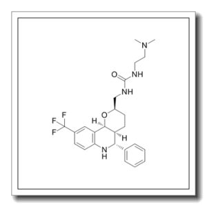 N-[2-(二甲基氨基)乙基]-N’-[[(2R,4aS,5R,10bS)-3,4,4a,5,6,10b-六氢-5-苯基-9-(三氟甲基)-2H-吡喃并[3,2-c]喹啉-2-基]甲基]脲