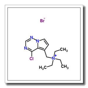 N-[(4-Chloropyrrolo[2,1-f][1,2,4]triazin-5-yl)methyl]-N,N-diethylethanaminium bromide