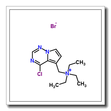 N-[(4-Chloropyrrolo[2,1-f][1,2,4]triazin-5-yl)methyl]-N,N-diethylethanaminium bromide CAS 859205-90-6