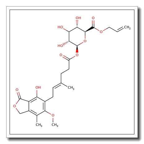Mycophenolic acid acyl-b-D-glucuronide allyl ester