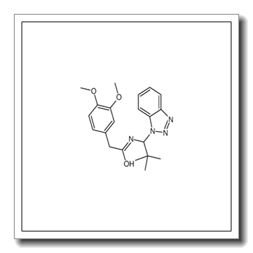 N-[1-(1H-Benzotriazol-1-yl)-2,2-dimethylpropyl]-2-(3,4-dimethoxyp henyl)acetamide CAS 861393-66-0