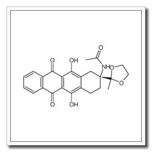 (R)-(-)-9-acetamido-9--6,11-dihydroxy-7,8,9,10-tetrahydro-5,12-naphthacenedione