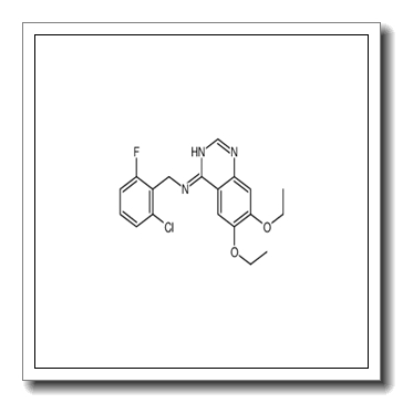 N-[(2-chloro-6-fluorophenyl)methyl]-6,7-diethoxyquinazolin-4-amine