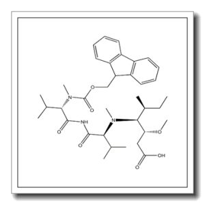 (5S,9S,11S,12R)-11-((S)-sec-butyl)-1-(9H-fluoren-9-yl)-5,9-diisopropyl-12-Methoxy-4,10-diMethyl-3,6,8-trioxo-2-oxa-4,7,10-triazatetradecan-14-oic acid