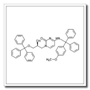 1-[(2S)-2-Hydroxy-3-(trityloxy)propyl]-4-{[(4-methoxyphenyl)(diphenyl)methyl]amino}-2(1H)-pyrimidinone