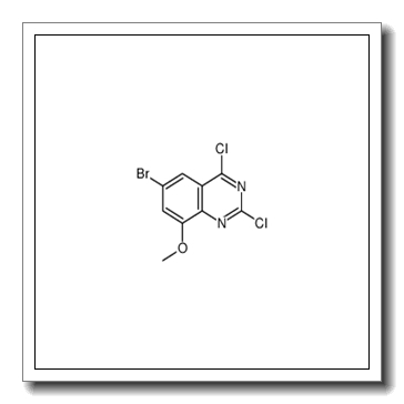 6-Bromo-2,4-dichloro-8-methoxyquinazoline CAS 864292-36-4
