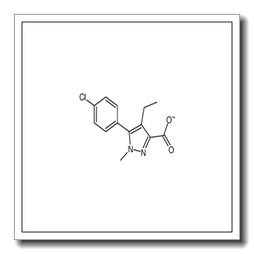 5-(4-chlorophenyl)-4-ethyl-1-methylpyrazole-3-carboxylate