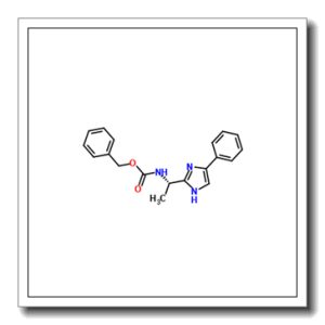 Benzyl [(1S)-1-(4-phenyl-1H-imidazol-2-yl)ethyl]carbamate