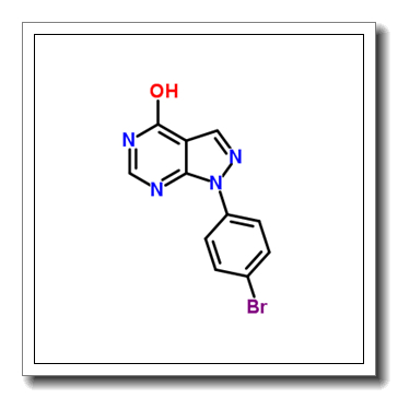 1-(4-溴-苯基)-1,5-二氢-吡唑并[3,4-d]嘧啶-4-酮