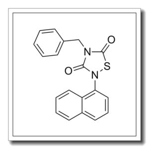 4-苄基-2-(萘-1-基)-[1,2,4]噻二唑烷-3,5-二酮