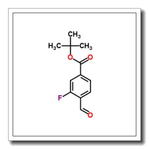 2-Methyl-2-propanyl 3-fluoro-4-formylbenzoate