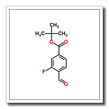 2-Methyl-2-propanyl 3-fluoro-4-formylbenzoate
