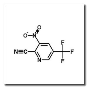 3-硝基-5-三氟甲基-吡啶-2-甲腈