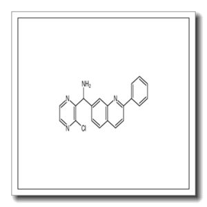 1-(3-Chloro-2-pyrazinyl)-1-(2-phenyl-7-quinolinyl)methanamine