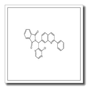 2-[(3-Chloro-2-pyrazinyl)(2-phenyl-7-quinolinyl)methyl]-1H-isoind ole-1,3(2H)-dione