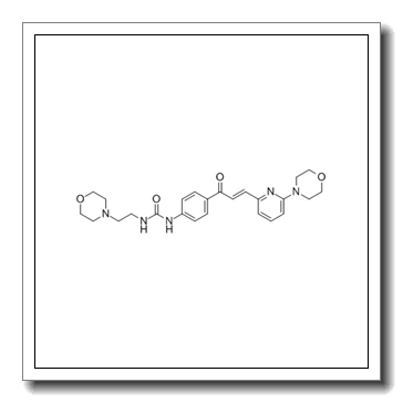 Urea, N-[2-(4-morpholinyl)ethyl]-N'-[4-[3-[6-(4-morpholinyl)-2-pyridinyl]-1-oxo-2-propen-1-yl]phenyl] CAS 867164-40-7
