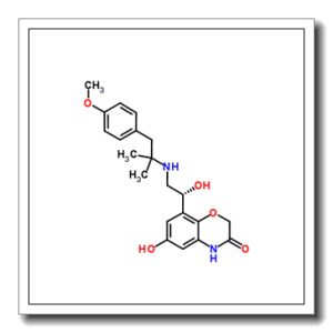 6-羟基-8-[(1R)-1-羟基-2-[[2-(4-甲氧基苯基)-1,1-二甲基乙基]氨基]乙基]-2H-1,4-苯并恶嗪-3(4H)-酮