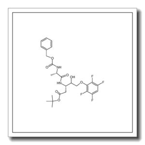 (3S)-3-[(N-benzyloxycarbonyl)alaninyl]amino-5-(2′,3′,5′,6′-tetrafluorophenoxy)-4-hydroxypentanoic acid tert-butyl ester