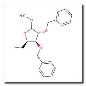 Methyl 2,3-di-O-benzyl-5-deoxy-5-iodo-D-xylofuranoside