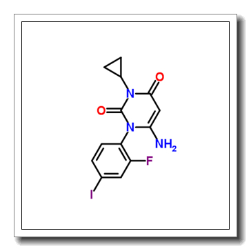 6-amino-3-cyclopropyl-1-(2-fluoro-4-iodophenyl)pyrimidine-2,4-dione CAS 871700-28-6