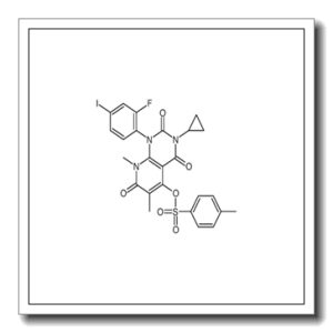 3-Cyclopropyl-1-(2-fluoro-4-iodophenyl)-6,8-dimethyl-2,4,7-trioxo -1,2,3,4,7,8-hexahydropyrido[2,3-d]pyrimidin-5-yl 4-methylbenzene sulfonate