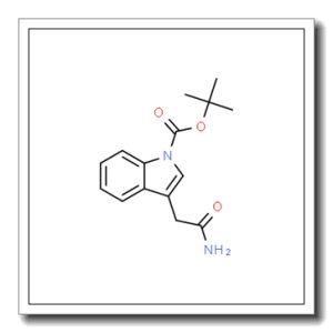 2-Methyl-2-propanyl 3-(2-amino-2-oxoethyl)-1H-indole-1-carboxylate