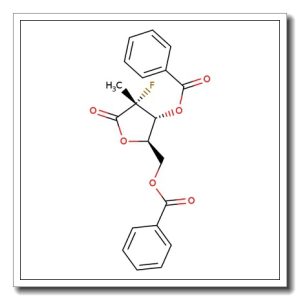 3,5-Di-O-benzoyl-2-deoxy-2-fluoro-2C-methyl-D-ribono-1,4-lactone