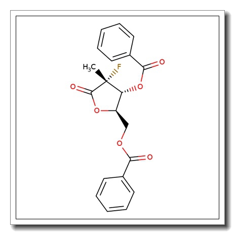3,5-Di-O-benzoyl-2-deoxy-2-fluoro-2C-methyl-D-ribono-1,4-lactone CAS 874638-80-9