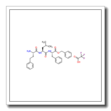 Benzyl N-[(2S)-2-amino-4-phenylbutanoyl]-L-leucyl-L-phenylalaninate trifluoroacetate (1:1) CAS 875309-83-4