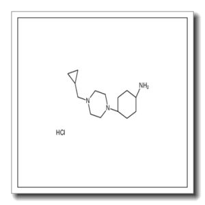 trans-4-[4-(Cyclopropylmethyl)-1-piperazinyl]cyclohexanamine hydr ochloride (1:1)
