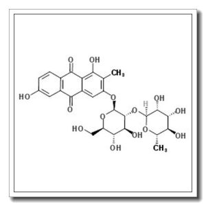 1,3,6-trihydroxy-2-methyl-9,10-anthraquinone-3-O-α-L-rhamnopyranosyl-(1->2)-β-D-glucopyranoside