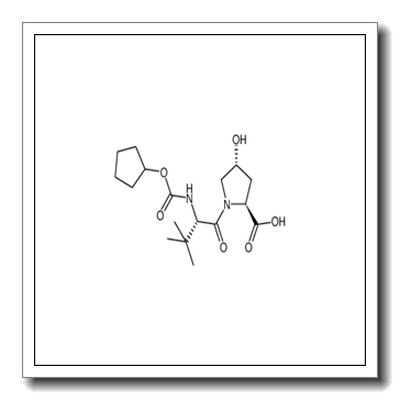 (2S,4R)-1-((S)-2-(cyclopentyloxycarbonylamino)-3,3-dimethylbutanoyl)-4-hydroxy-pyrrolidine-2-carboxylic acid CAS 877069-25-5