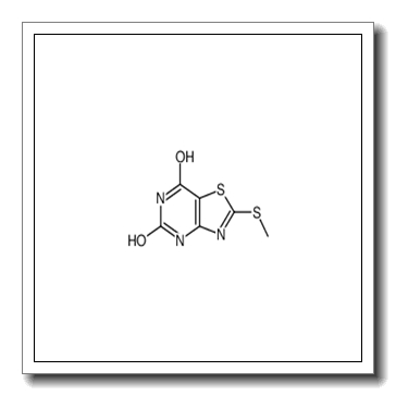 2-(甲硫基)噻唑并[4,5-d]嘧啶-5,7-二醇