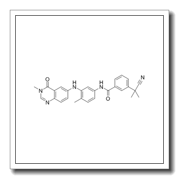 3-(2-cyanopropan-2-yl)-N-[4-methyl-3-[(3-methyl-4-oxoquinazolin-6-yl)amino]phenyl]benzamide CAS 878739-06-1