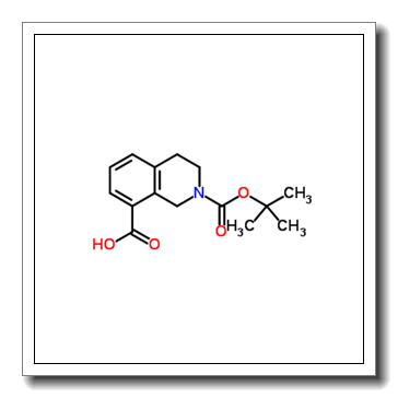 2-[(2-methylpropan-2-yl)oxycarbonyl]-3,4-dihydro-1H-isoquinoline-8-carboxylic acid CAS 878798-87-9