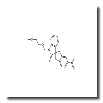 5-Nitro-1'-{[2-(trimethylsilyl)ethoxy]methyl}-1,3-dihydrospiro[in dene-2,3'-pyrrolo[2,3-b]pyridin]-2'(1'H)-one CAS 879132-49-7