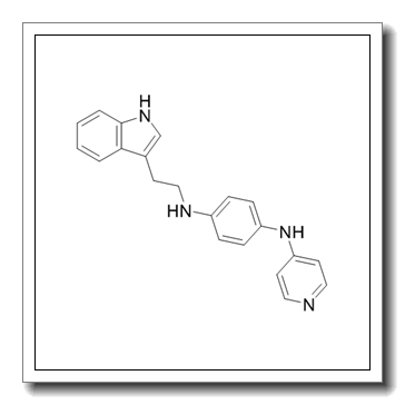 N1-(2-(1H-Indol-3-yl)ethyl)-N4-(pyridin-4-yl)benzene-1,4-diamine CAS 881202-45-5