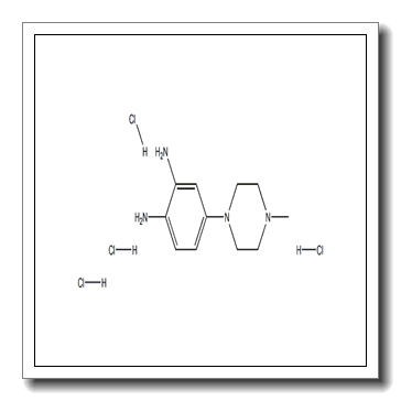 1,2-Benzenediamine, 4-(4-methyl-1-piperazinyl)-, tetrahydrochloride CAS 881214-42-2