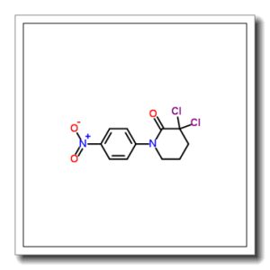 3,3-二氯-1-(4-硝基苯基)-2-哌啶酮