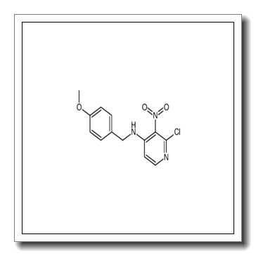 2-chloro-N-[(4-methoxyphenyl)methyl]-3-nitropyridin-4-amine CAS 881844-09-3