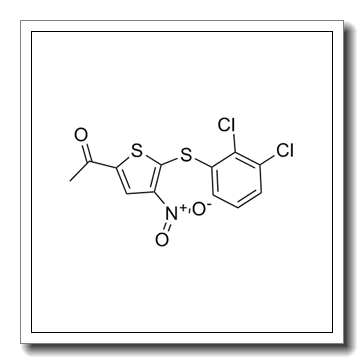 1-[5-[(2,3-二氯苯基)硫基]-4-硝基-2-噻吩基]-乙酮