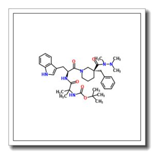 2-Methyl-2-propanyl (1-{[(2S)-1-{(3R)-3-benzyl-3-[(trimethylhydrazino)carbonyl]-1-piperidinyl}-3-(1H-indol-3-yl)-1-oxo-2-propanyl]amino}-2-methyl-1-oxo-2-propanyl)carbamate
